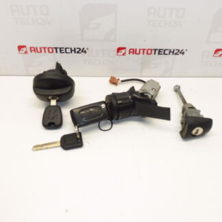 Slotenset plus twee sleutels Peugeot 207 4162KF 4162NW